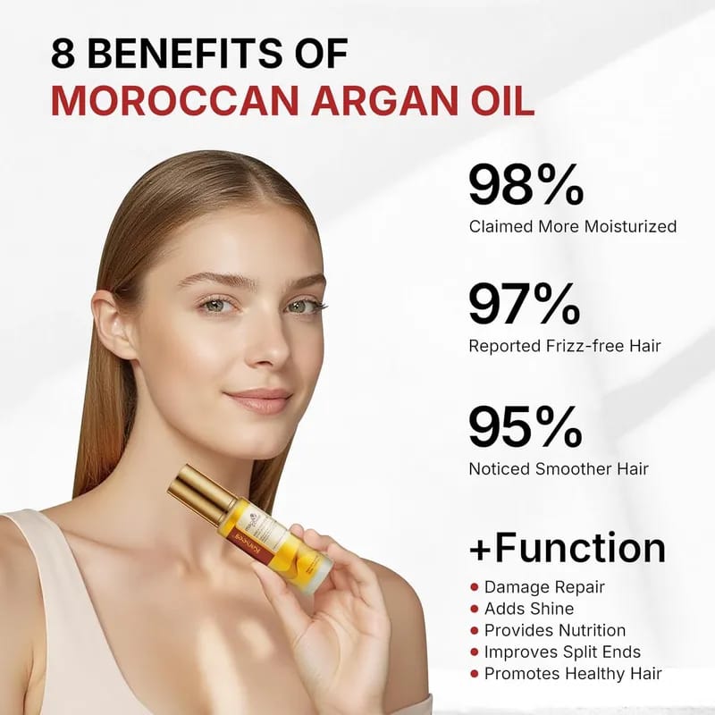 ✨Karseell Aceite De Argán Original – Brillo, Reparación y Protección en Cada Gota ✨